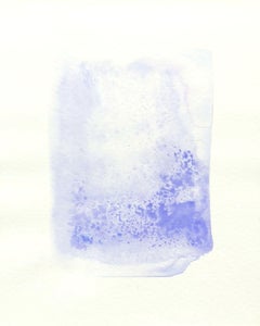 Lavendel Strand 1, Gemälde, Acryl auf Aquarellpapier