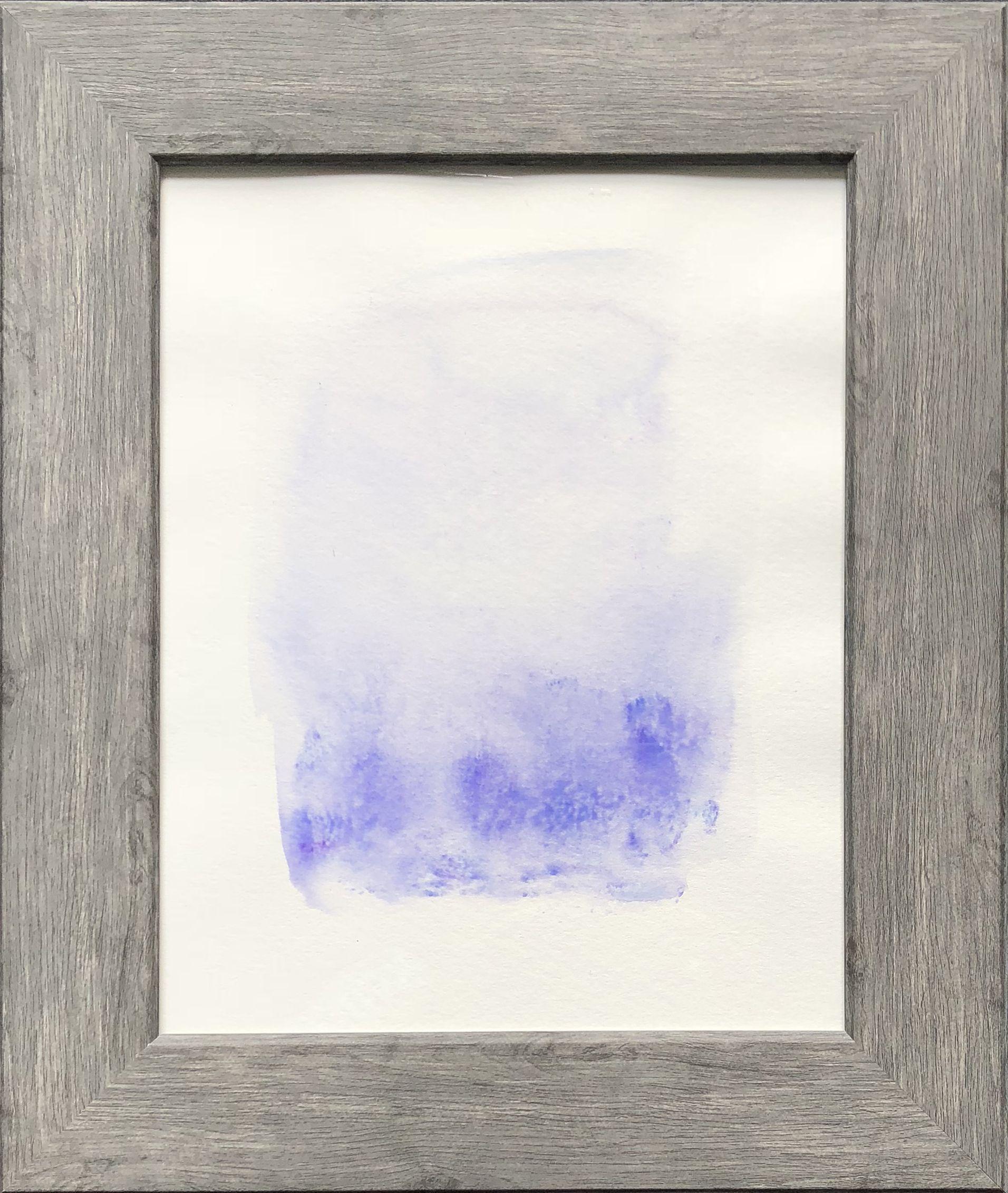 Painted with acrylics, in a watercolour technique has given a richness and depth to this framed piece. It is part of a pair. Look for the matching listing by the same name. This heavy premium watercolour paper always takes on a pleasing wavy lilt