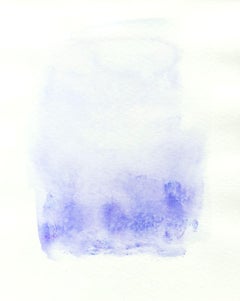 Lavendel Strand 2, Gemälde, Acryl auf Aquarellpapier