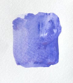 Violett 1, Gemälde, Acryl auf Aquarellpapier