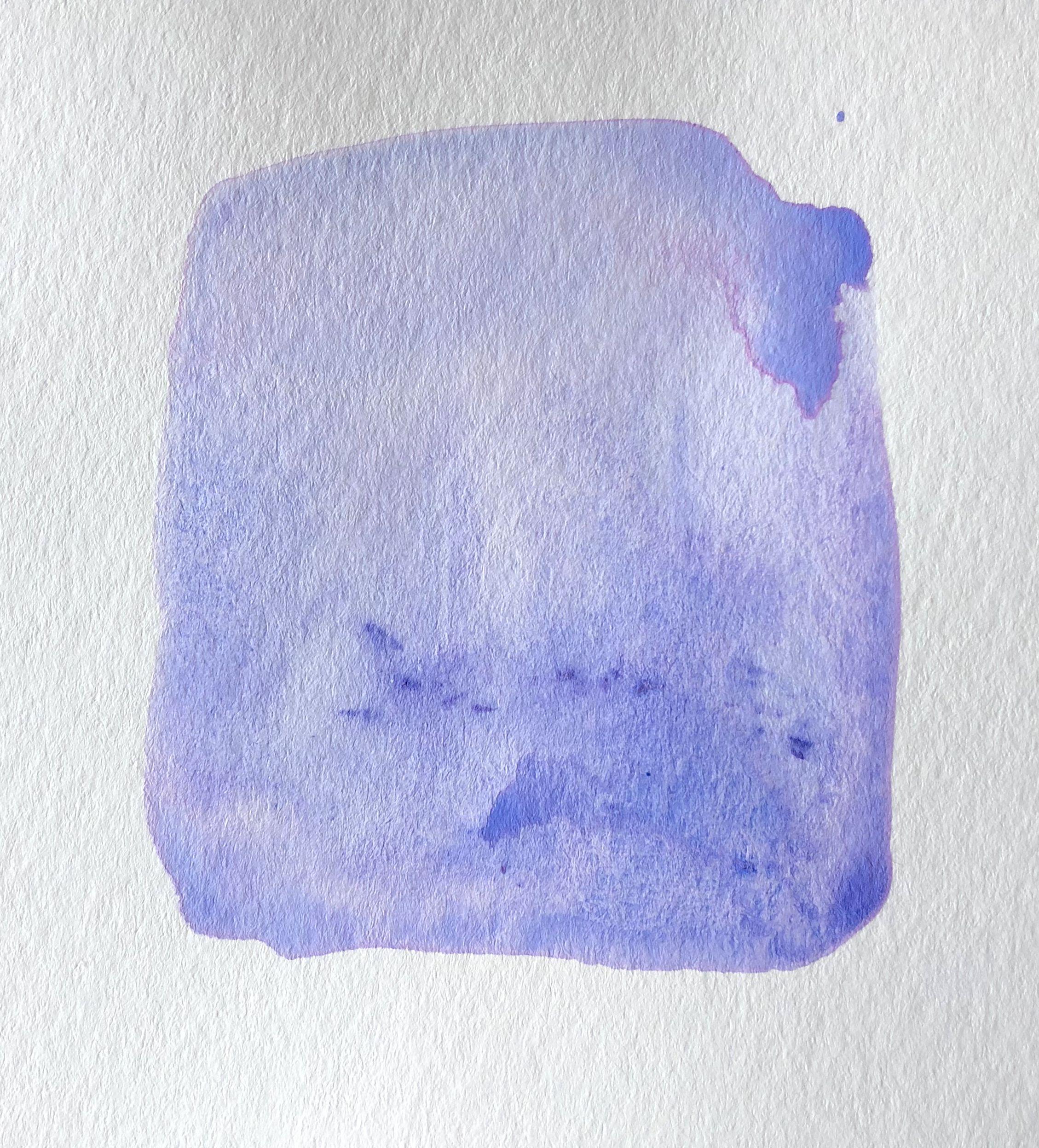 Lisa Bolin Abstract Painting - Violet 2, Painting, Acrylic on Watercolor Paper