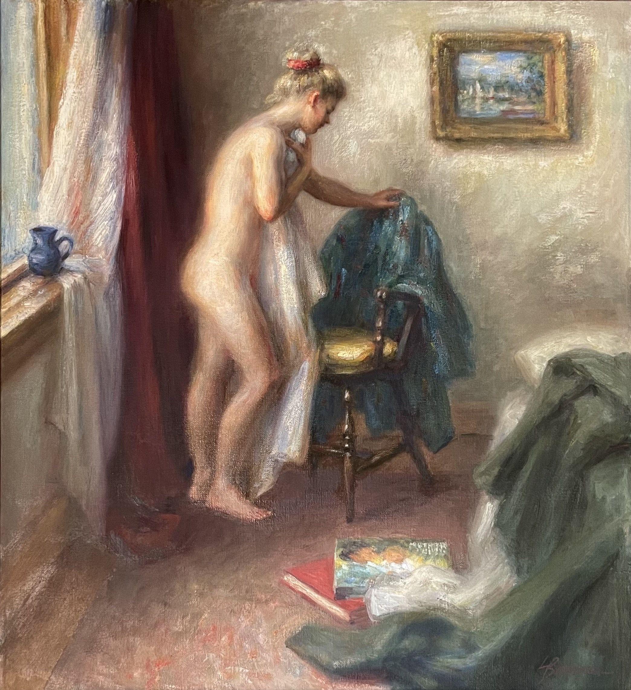 Senza titolo, Pittura, Olio su tela - Painting di Lisa Bormann