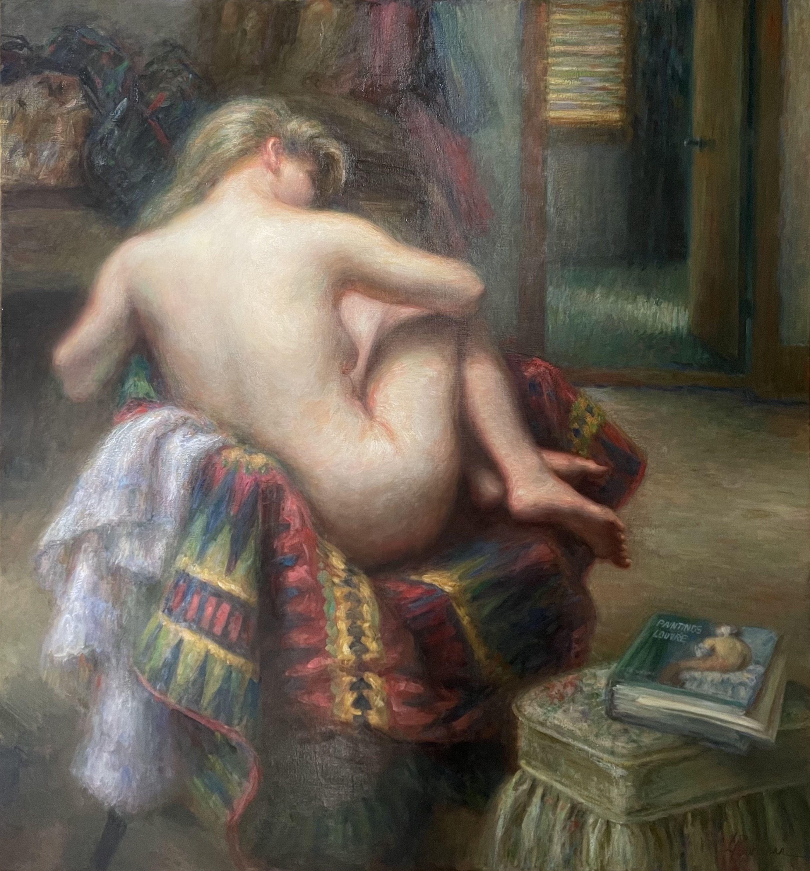 Sans titre, Peinture, Huile sur Toile - Painting de Lisa Bormann