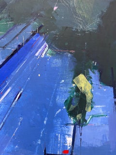 Lisa Breslow „From Above“ 2024 Öl und Bleistift auf Tafel