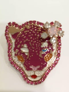 Lisa C. Tiger Brooch pin