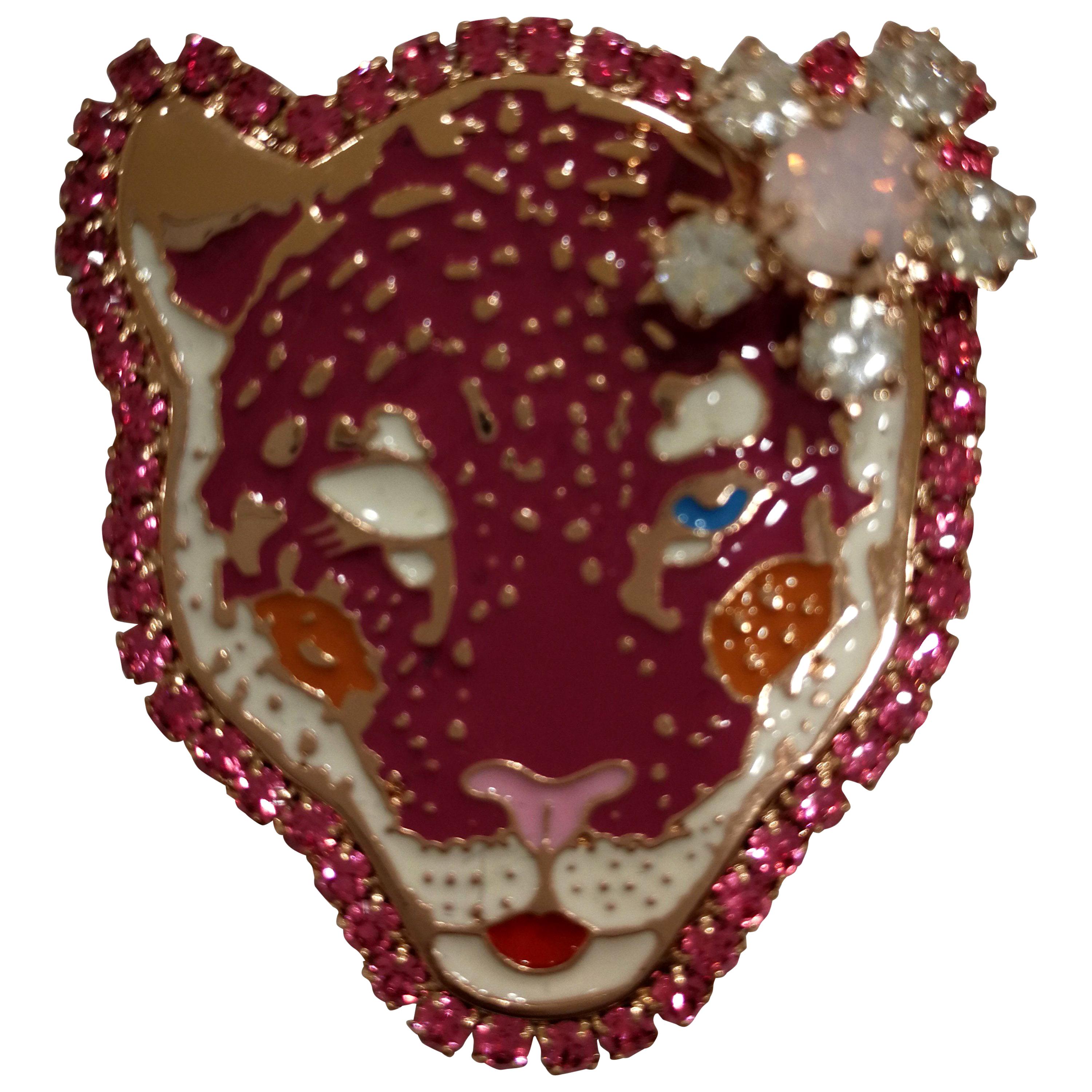 Lisa C. Tiger Brooch pin