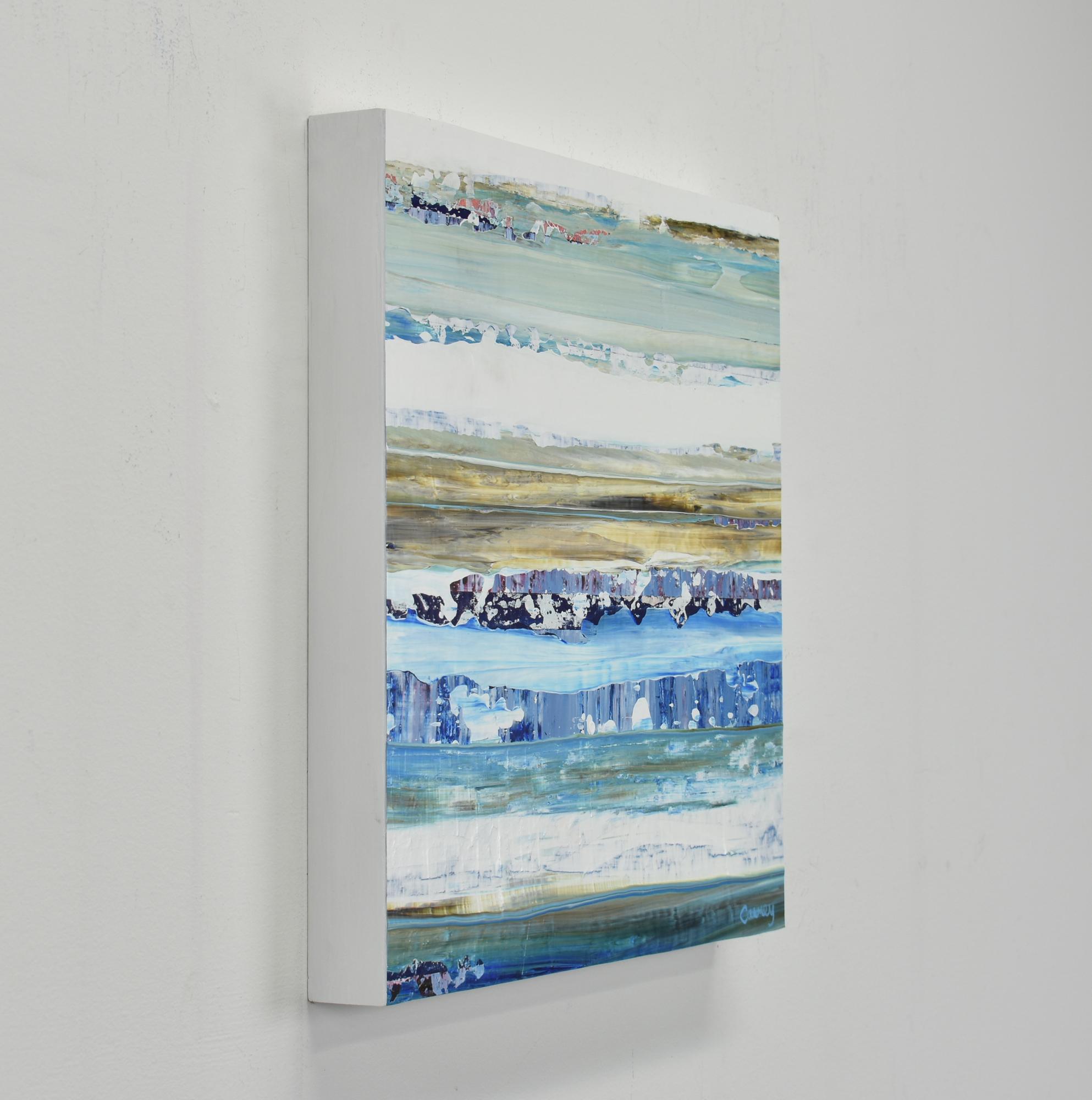 Aqua 01 - Painting by Lisa Carney