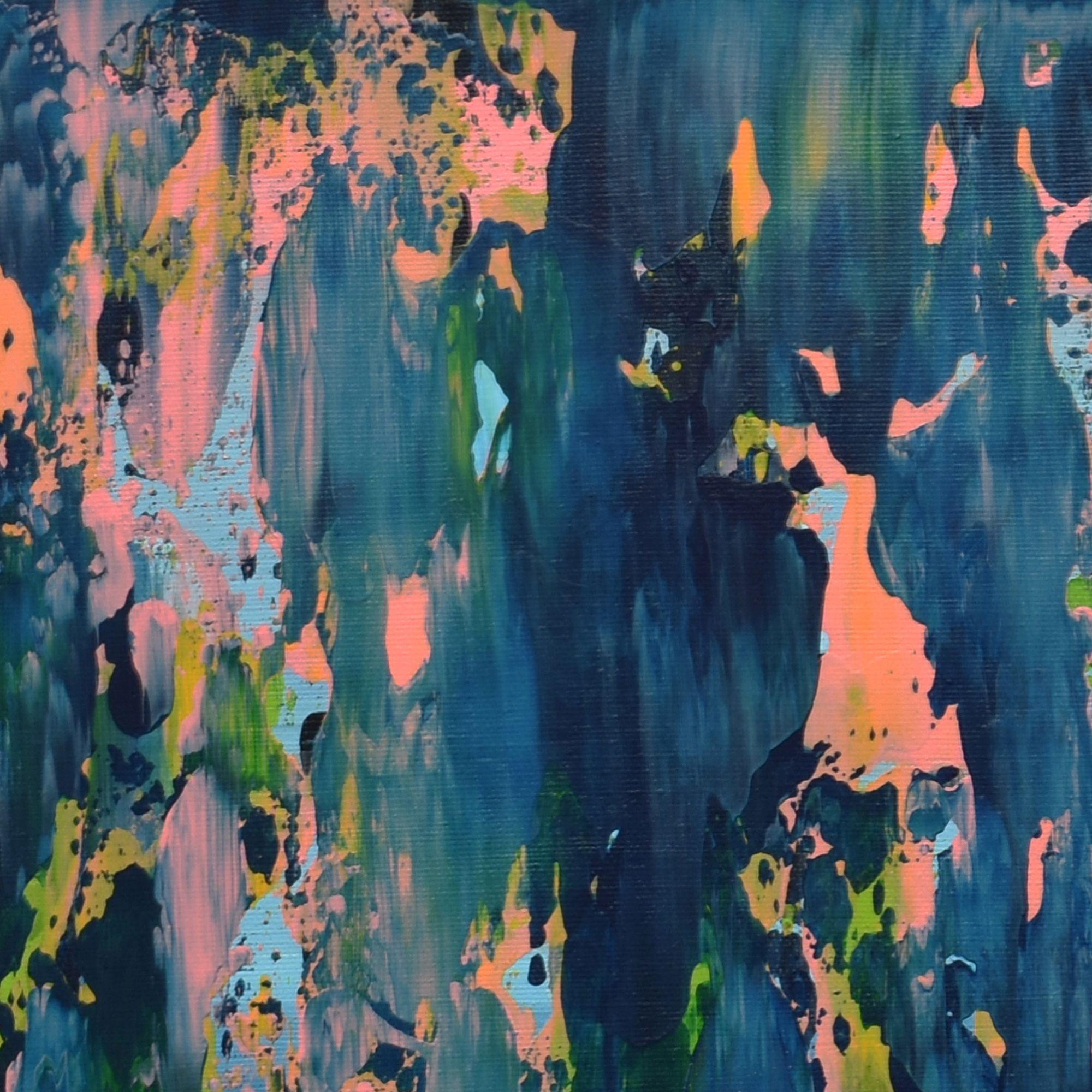 Baie Bleue, Pittura, Acrilico su tela in vendita 1