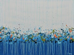 Blissful Blue, Abstract Painting