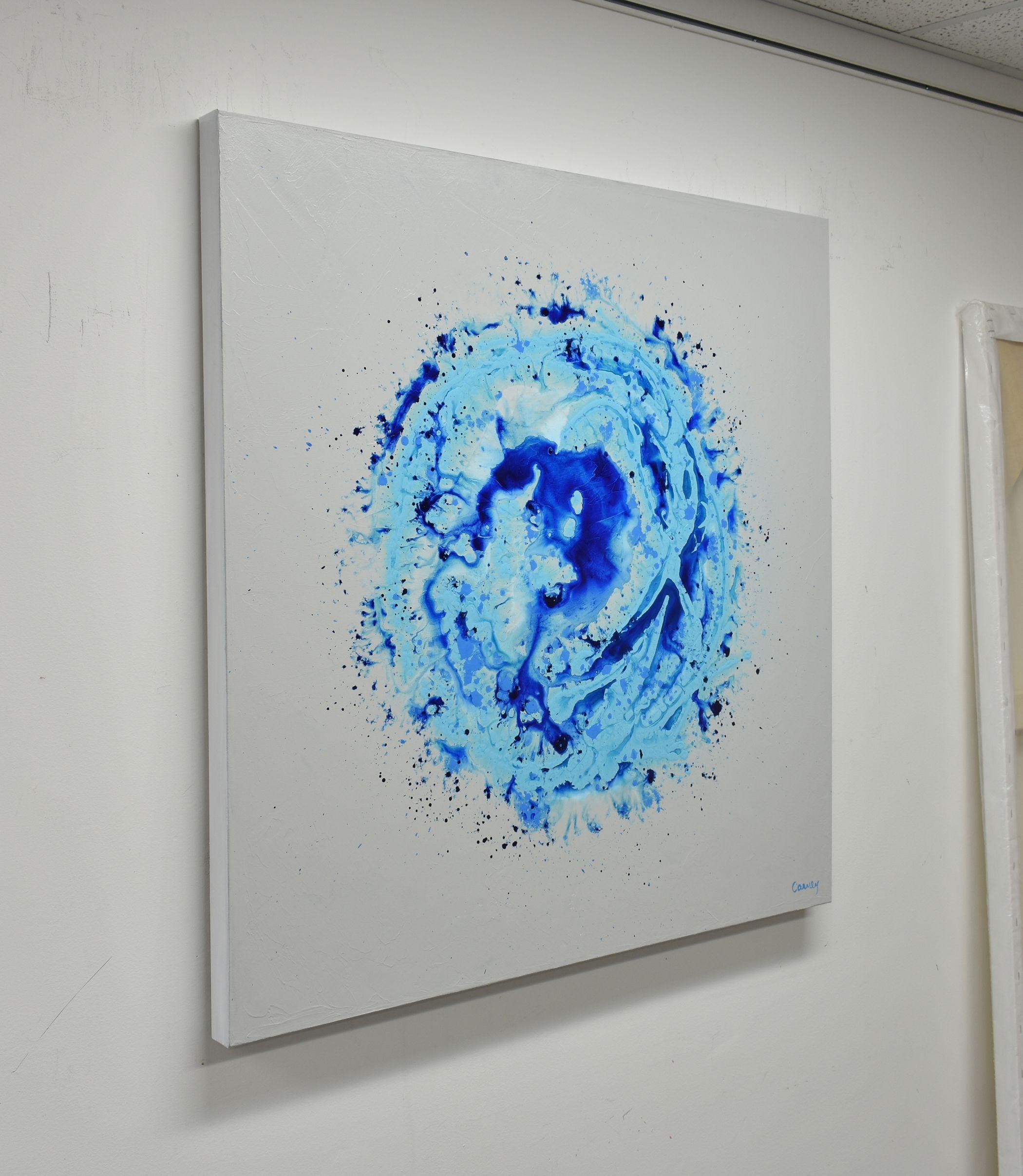 Blue Burst, Painting, Acrylic on Canvas 1