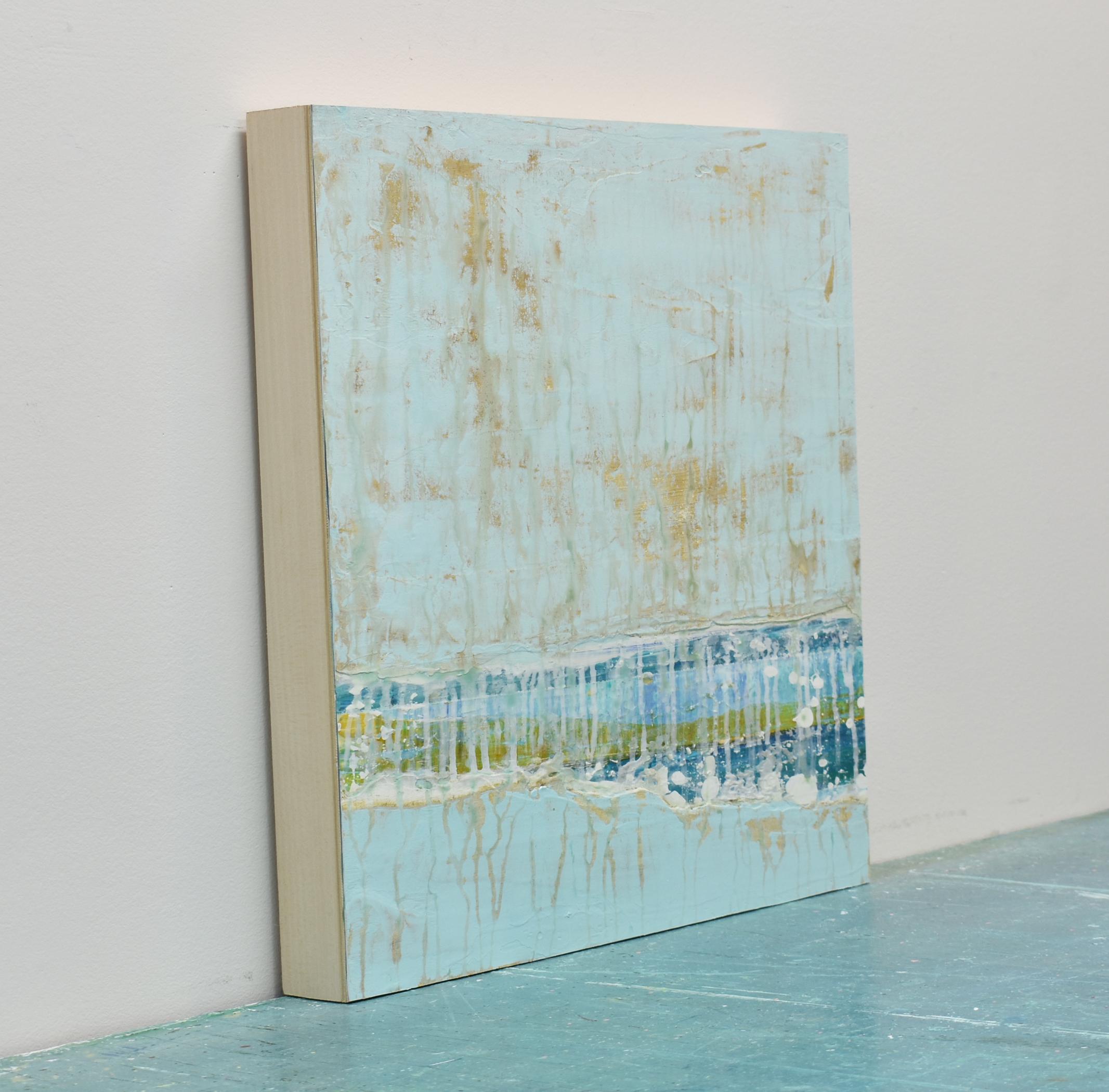 Sogno blu, Pittura astratta - Painting di Lisa Carney