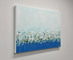 Kobalt Konfetti, Abstrakte Malerei