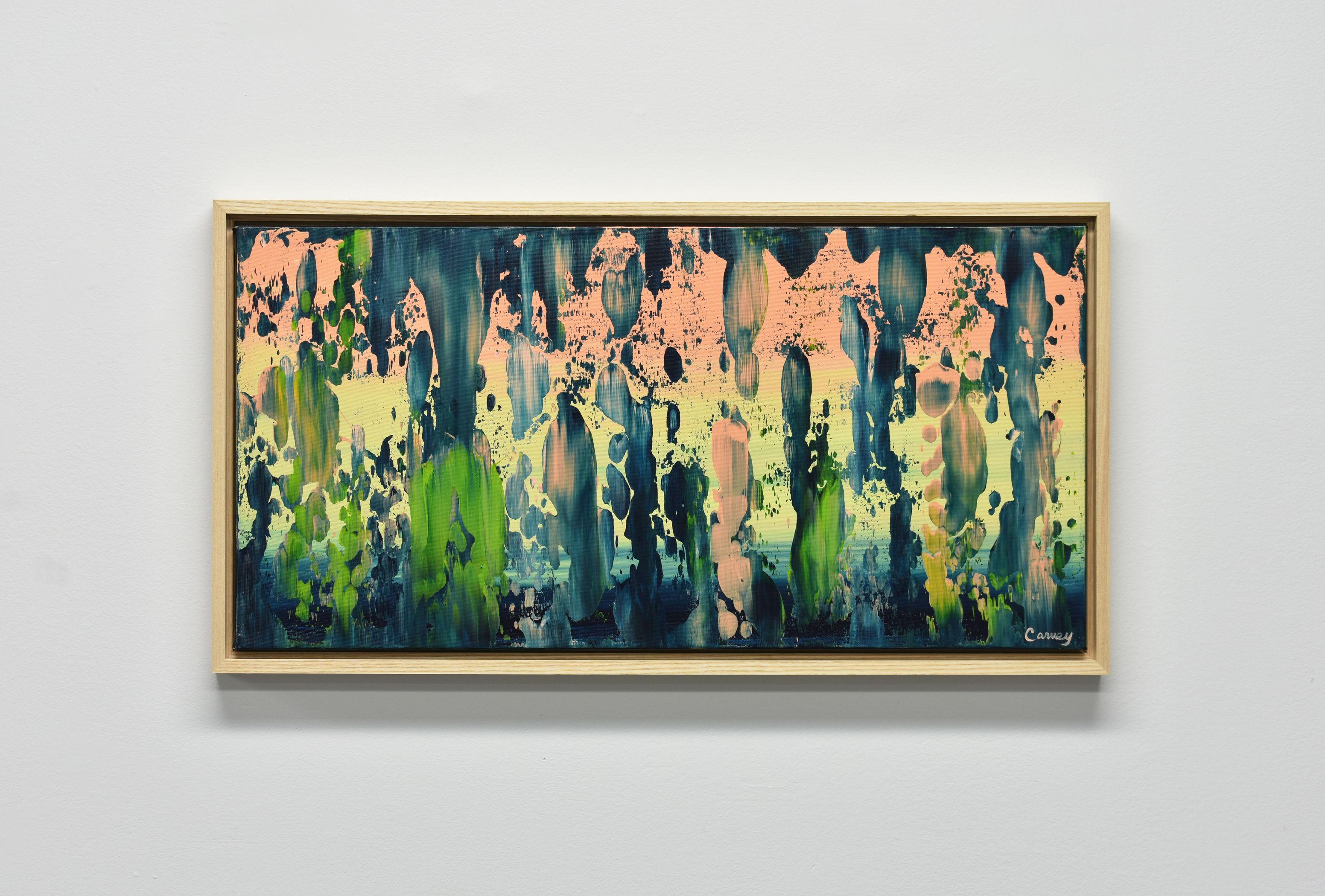 Encanto de coral, Pintura, Acrílico sobre lienzo - Painting Expresionismo abstracto de Lisa Carney