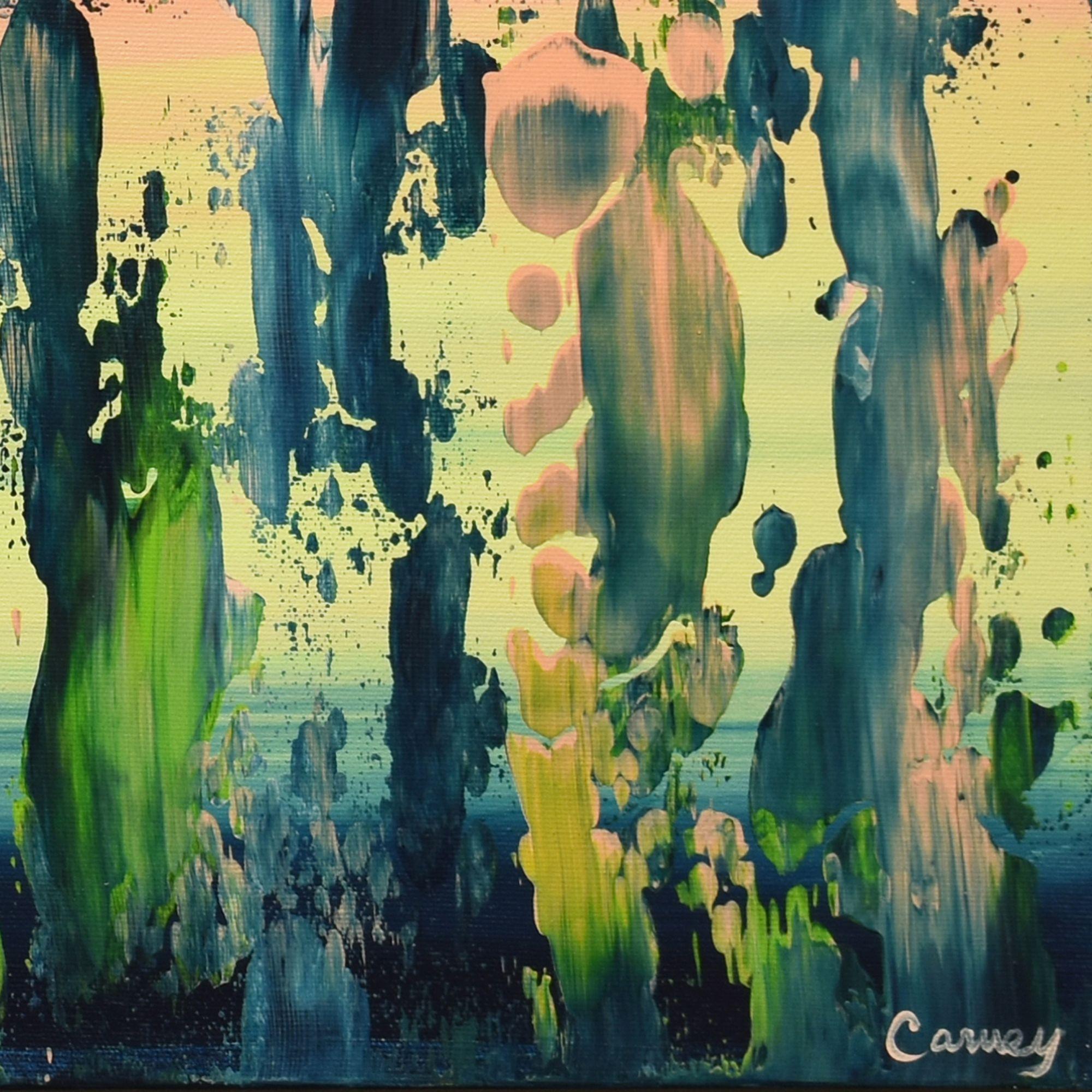 Encanto de coral, Pintura, Acrílico sobre lienzo en venta 1