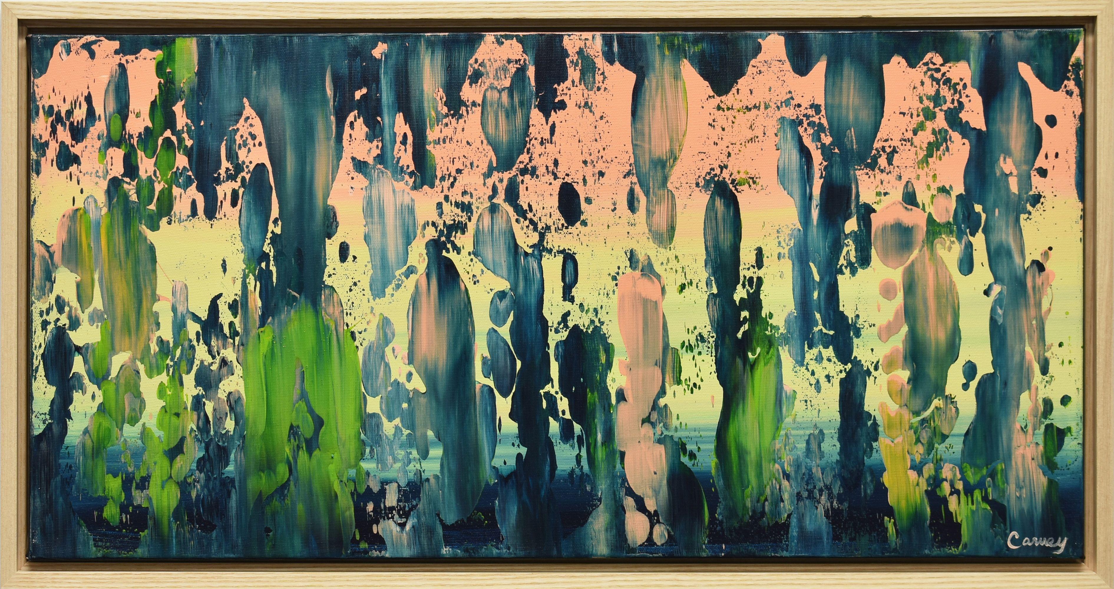 Encanto de coral, Pintura, Acrílico sobre lienzo - Painting de Lisa Carney