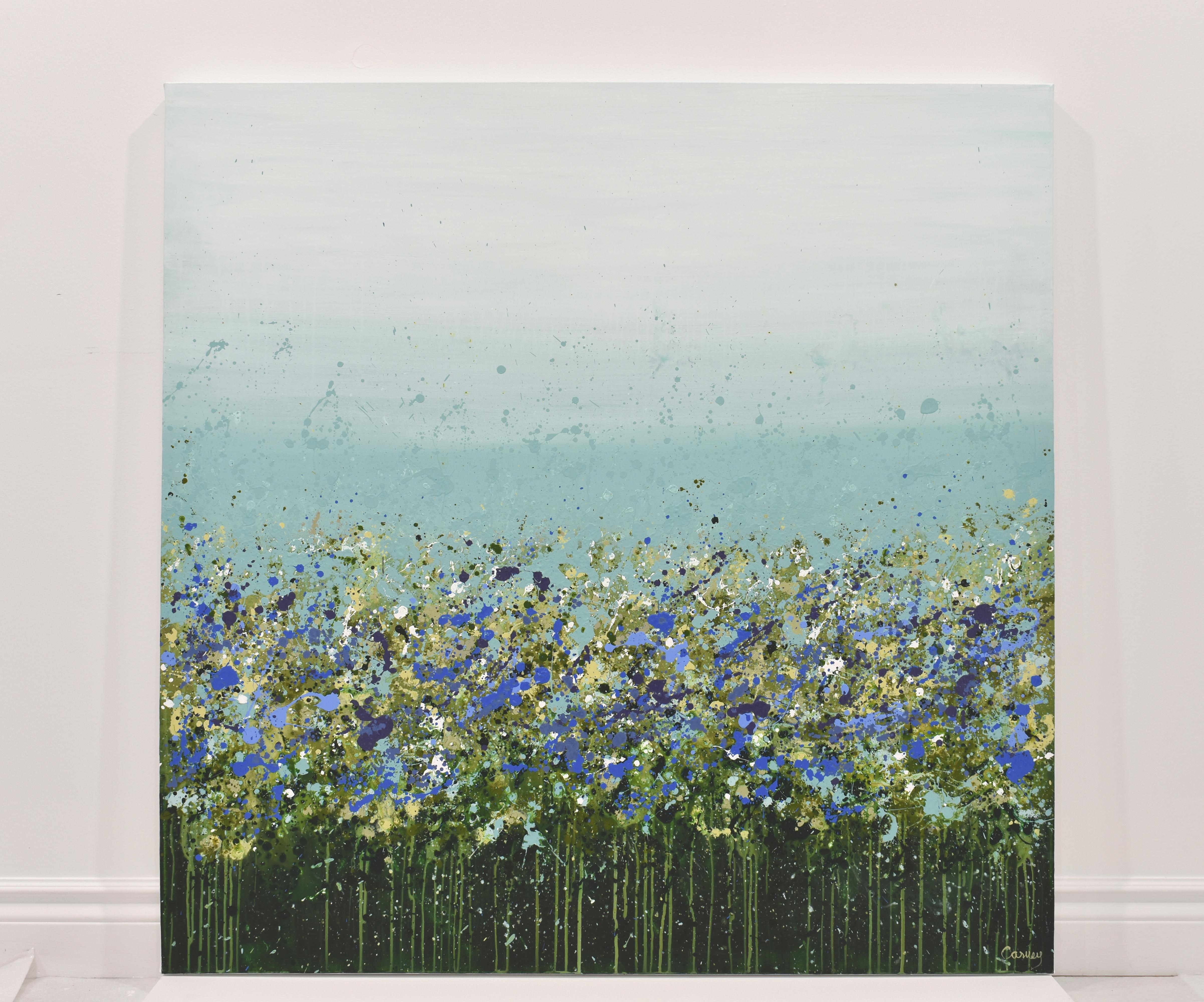 Grassy Meadows, Abstract Painting For Sale 2