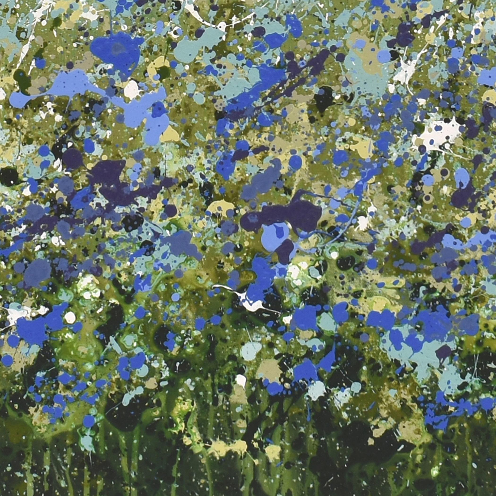 Grassy Meadows, Abstract Painting For Sale 3