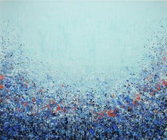 Jardin Bleu, Painting, Acrylic on Canvas