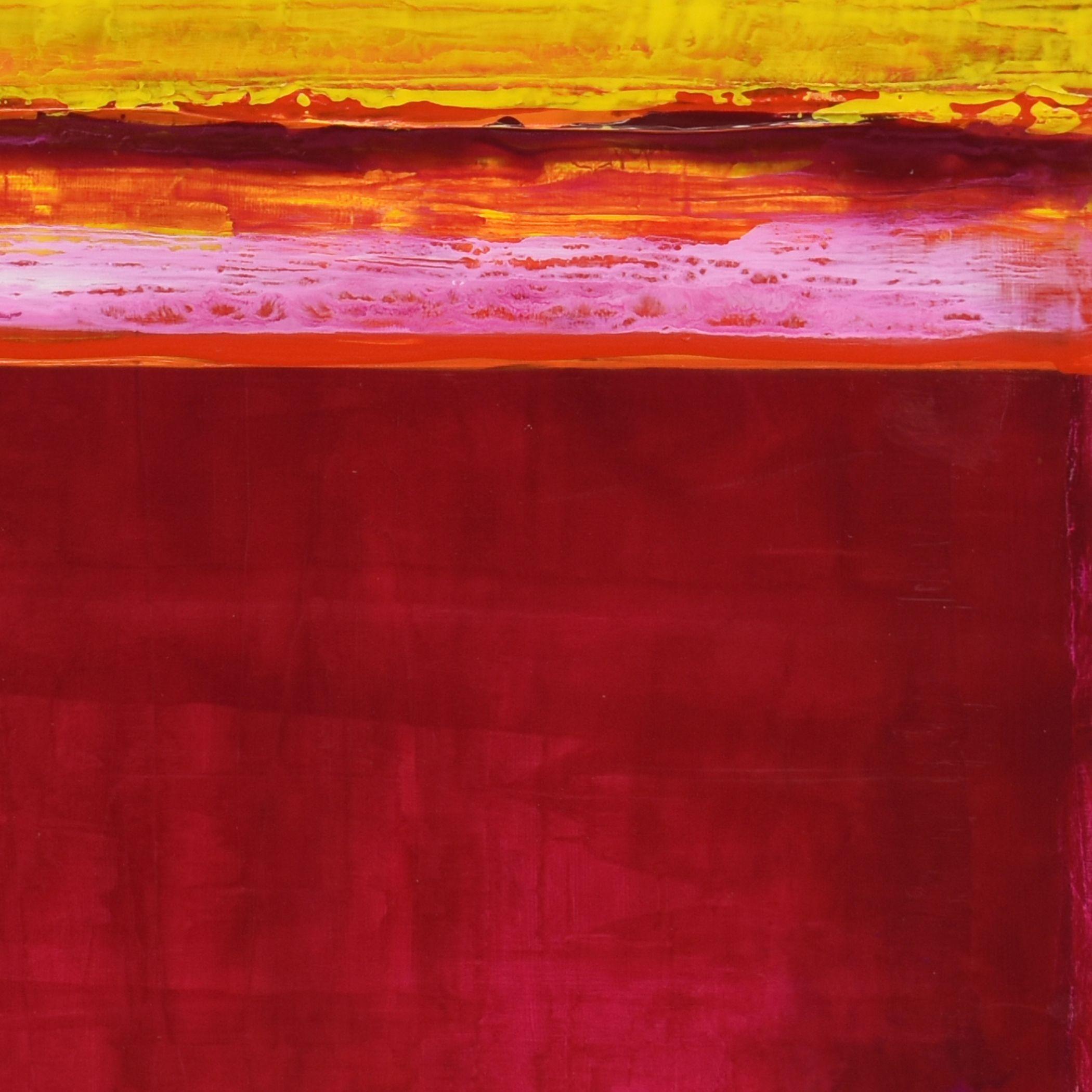 Zitronenkirsche, Gemälde, Acryl auf Leinwand im Angebot 1