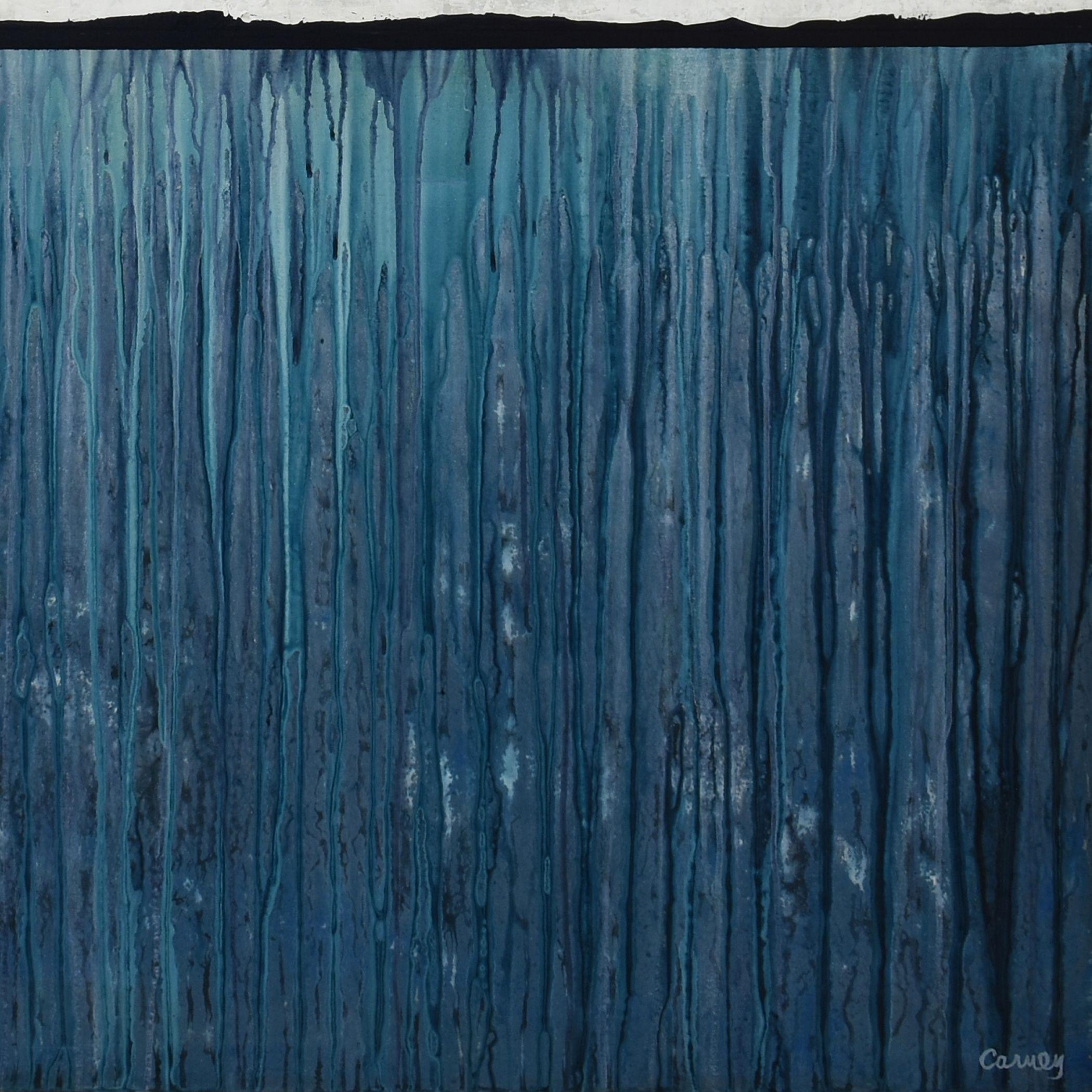Misty Blue, Gemälde, Acryl auf Leinwand im Angebot 2