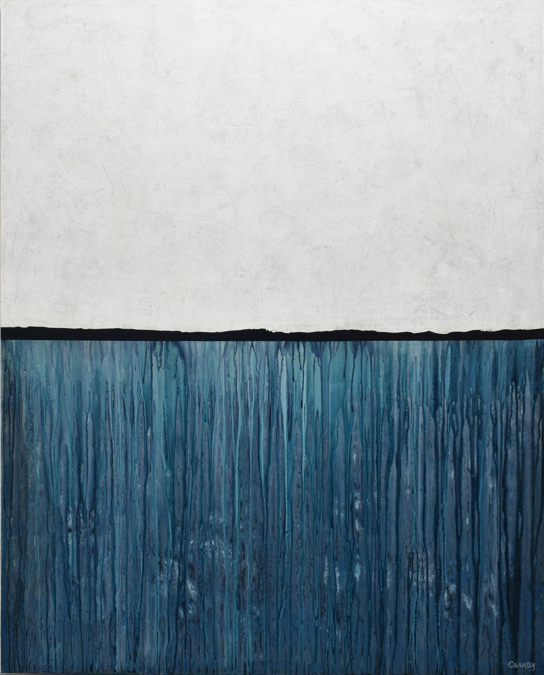 Misty Blue, Painting, Acrylic on Canvas