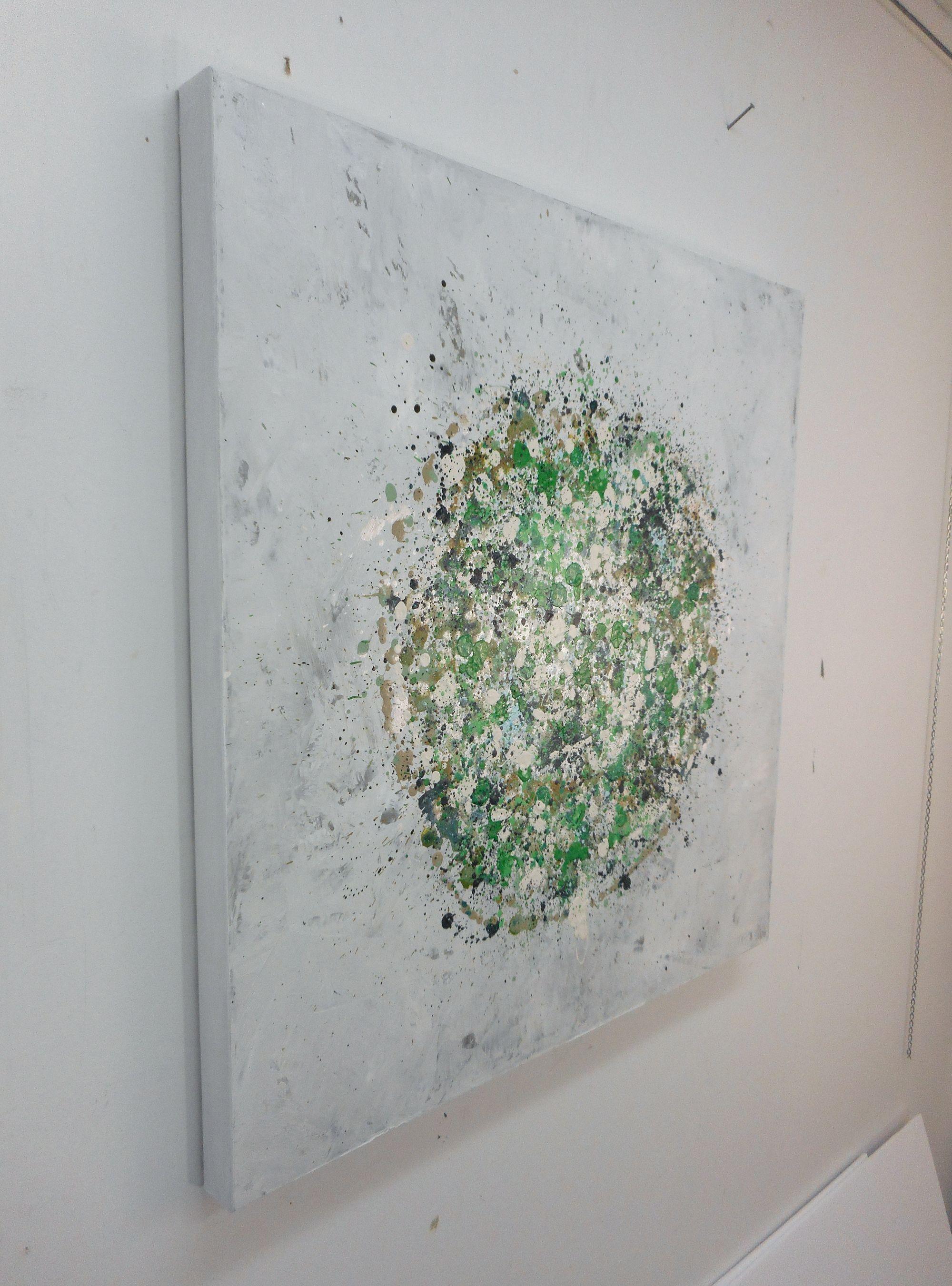 Petal Burst 06, Painting, Acrylic on Canvas For Sale 1