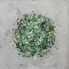 Petal Burst 06, peinture, acrylique sur toile