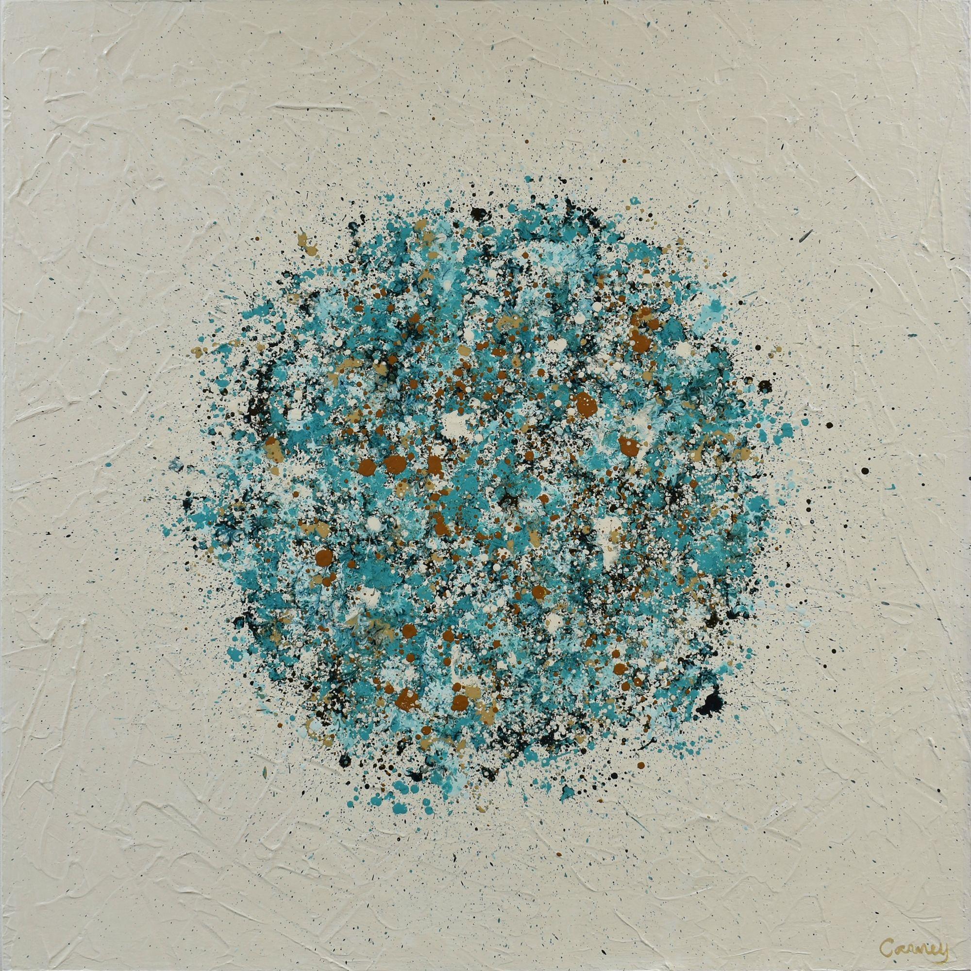 Lisa Carney Abstract Painting - Petal Burst 15, Painting, Acrylic on Canvas