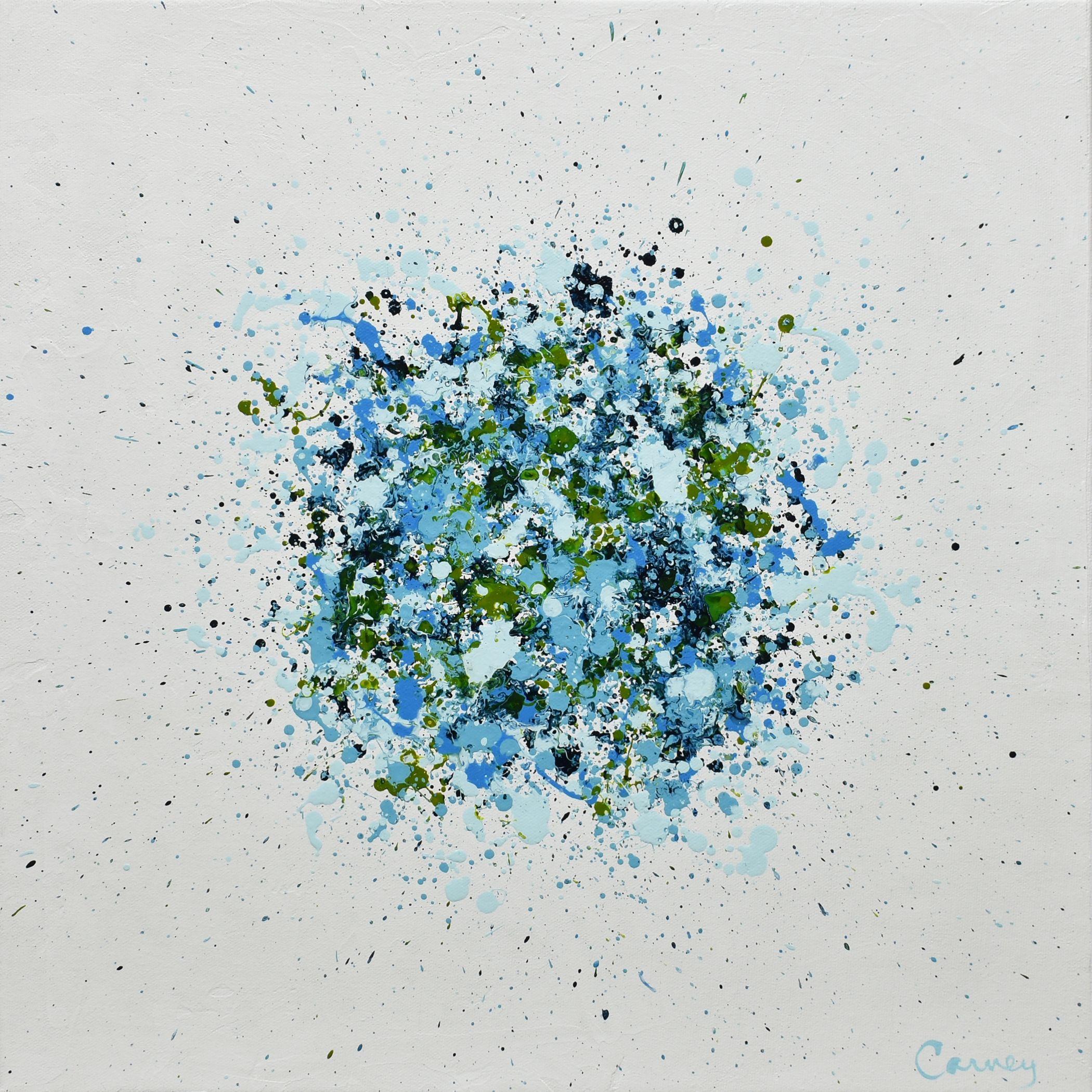 Lisa Carney Abstract Painting - Petal Burst 23, Painting, Acrylic on Canvas