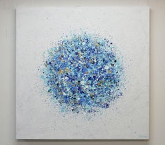 Petal Burst 34, Painting, Acrylic on Canvas