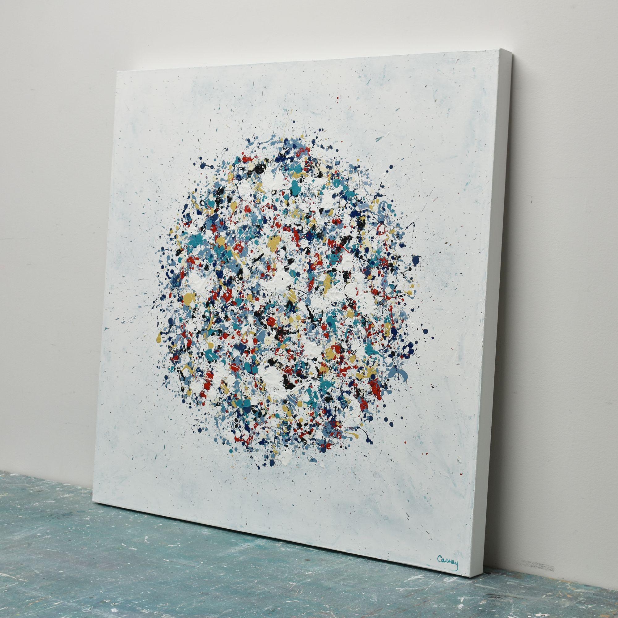 Petal Burst 37, Painting, Acrylic on Canvas For Sale 2