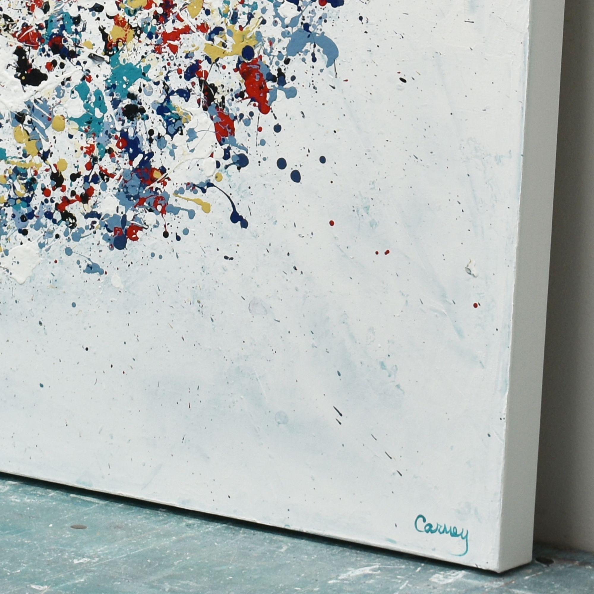 Petal Burst 37, Painting, Acrylic on Canvas For Sale 4