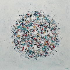 Petal Burst 37, peinture, acrylique sur toile