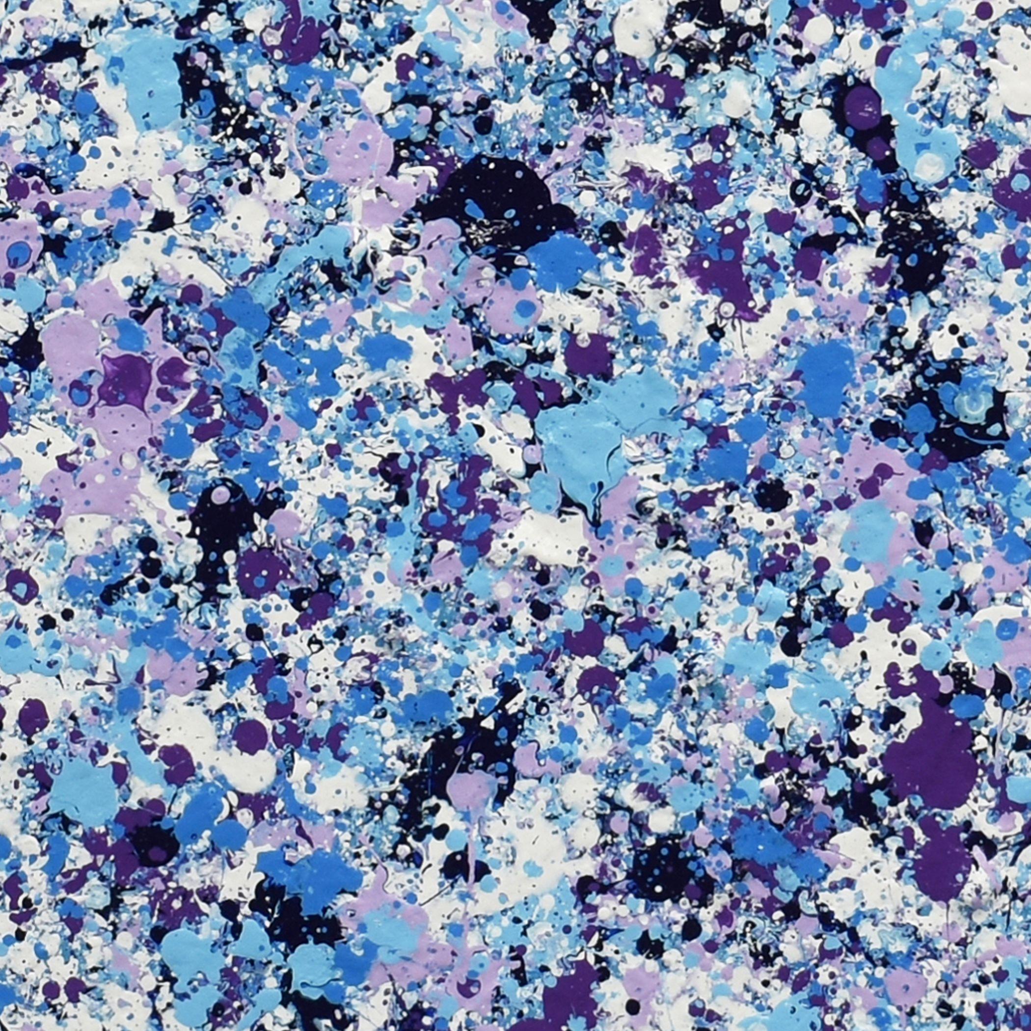 Petal Burst 41, Malerei, Acryl auf Holzplatte im Angebot 1