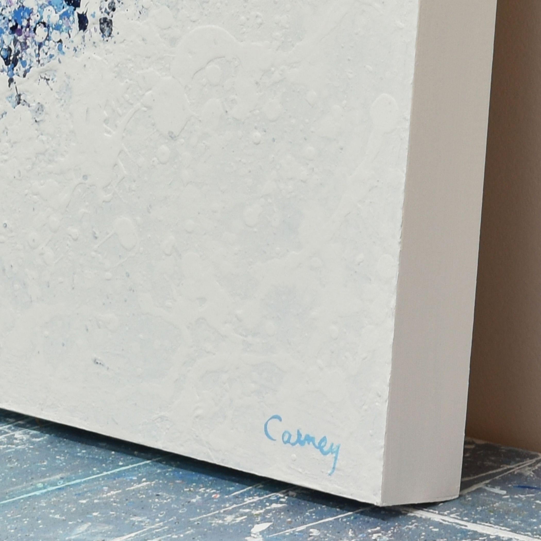 Petal Burst 41, Malerei, Acryl auf Holzplatte im Angebot 2