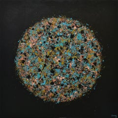 Petal Burst 52, peinture, acrylique sur toile
