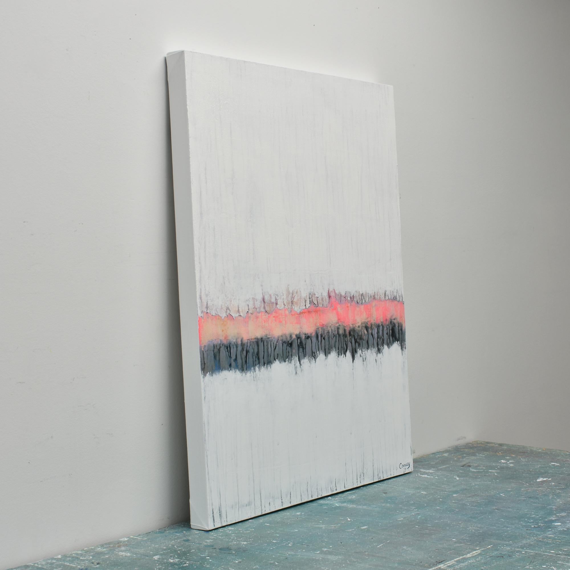 Pink Bliss, Pittura Astratta - Painting di Lisa Carney