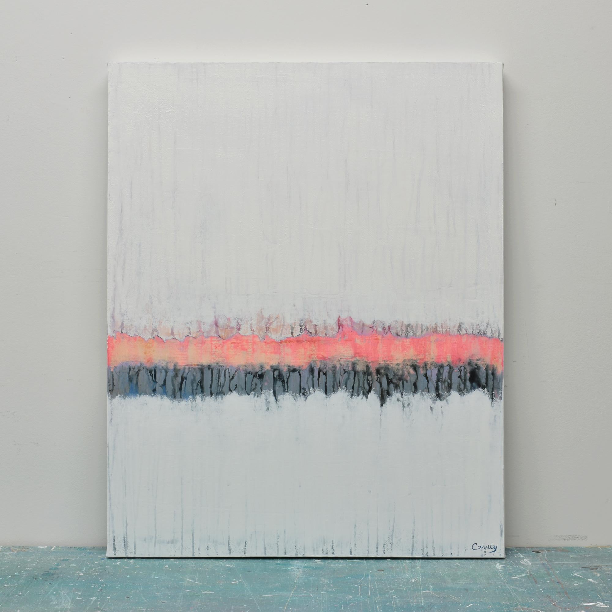 Pink Bliss, Pittura Astratta - Painting Astratto di Lisa Carney