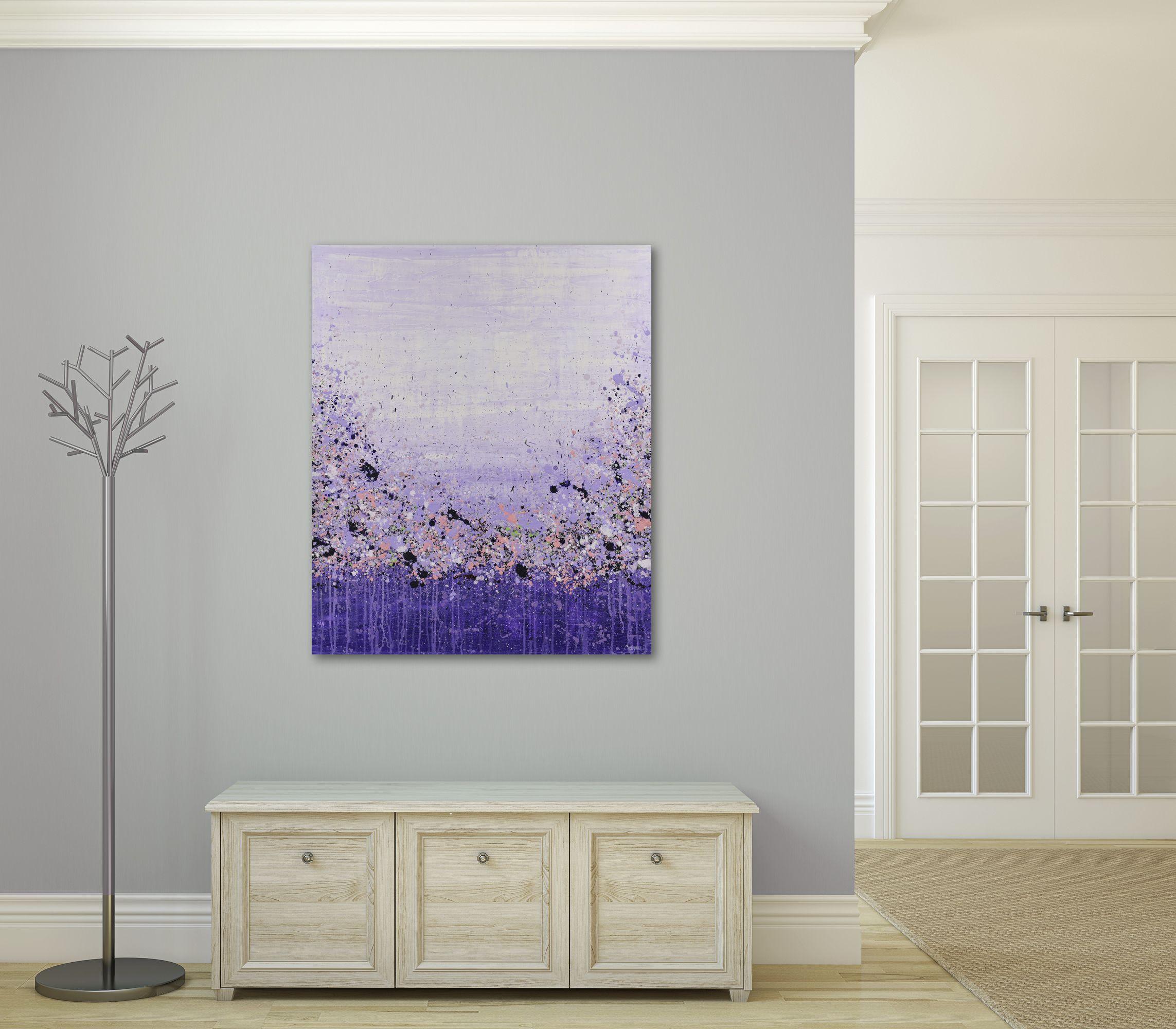 Purple Sensation, Painting, Acrylic on Canvas 2