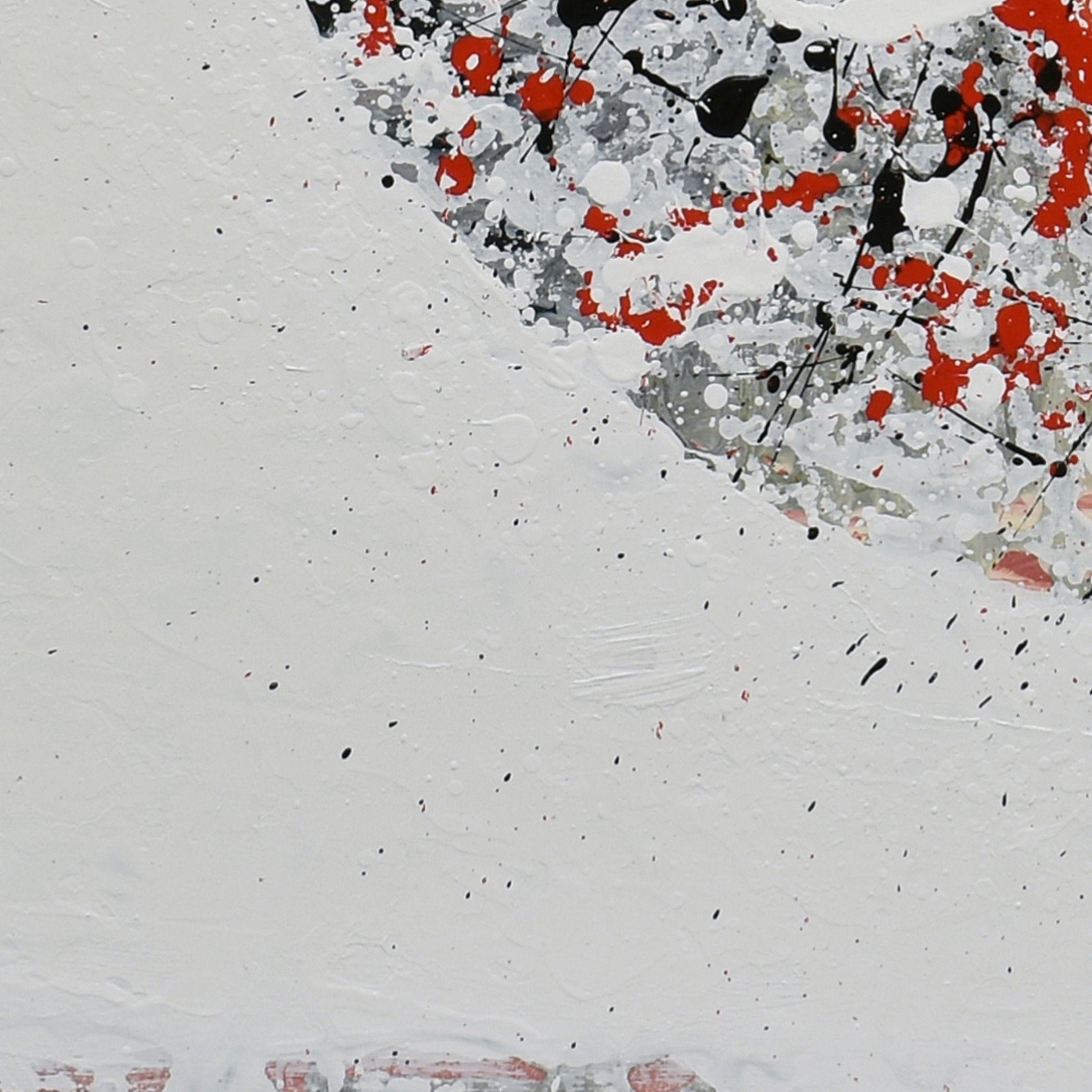 Querschläger, Malerei, Acryl auf Holzplatte im Angebot 2