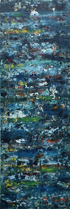 Riverside Blue, Painting, Acrylic on Canvas