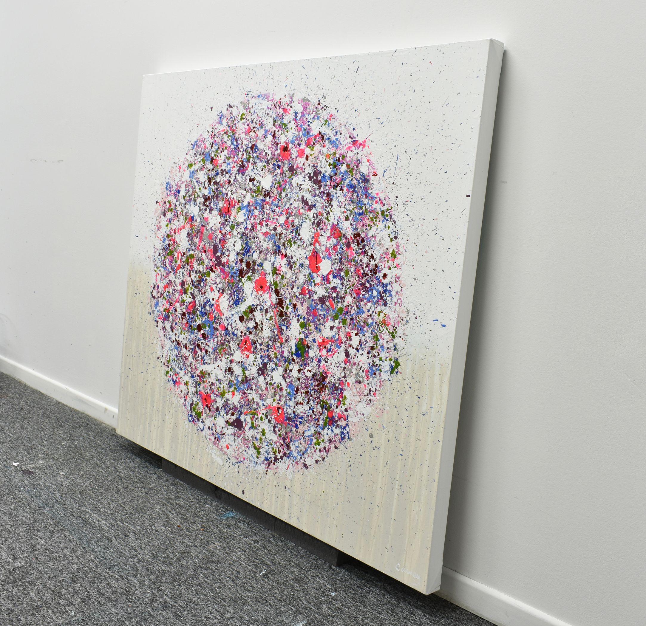 Rose Pod, Painting, Acrylic on Canvas For Sale 2