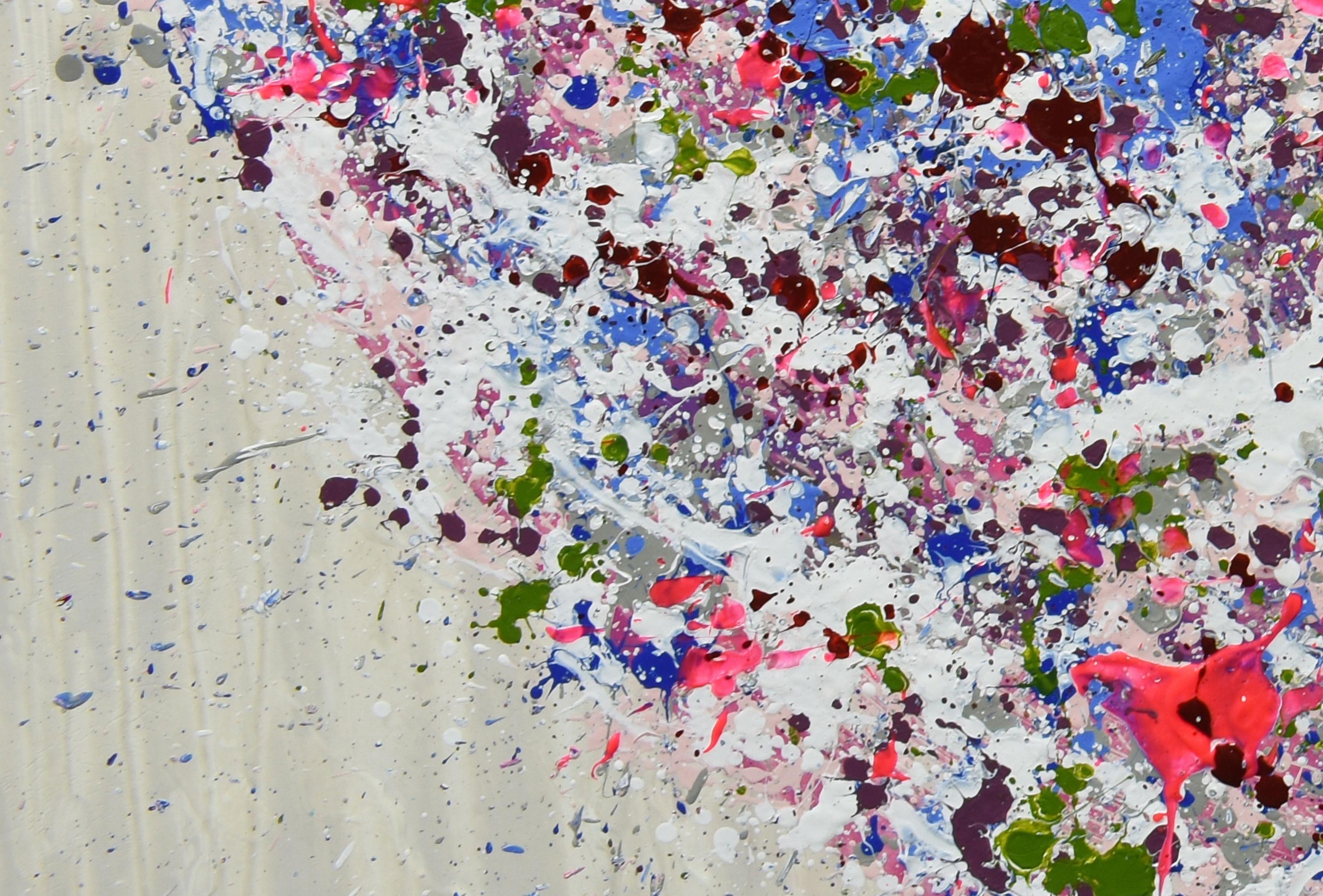 Rose Pod, Painting, Acrylic on Canvas For Sale 3