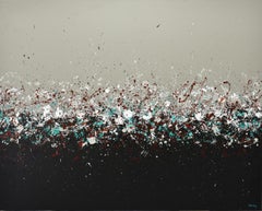 Scogliera di sabbia, pittura astratta