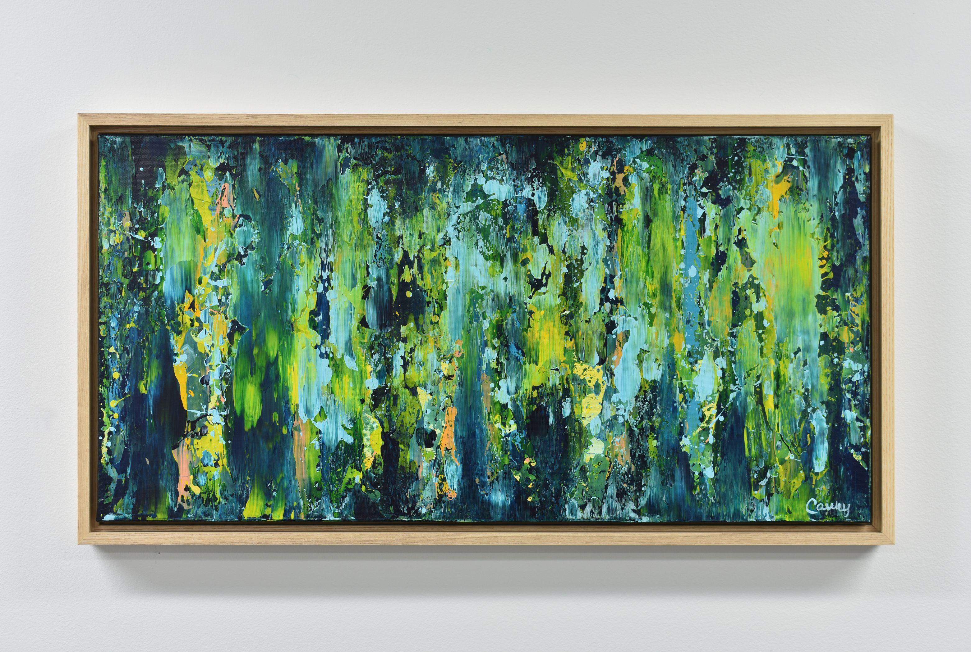 Acqua di mare, Pittura, Acrilico su tela - Painting Minimalismo di Lisa Carney