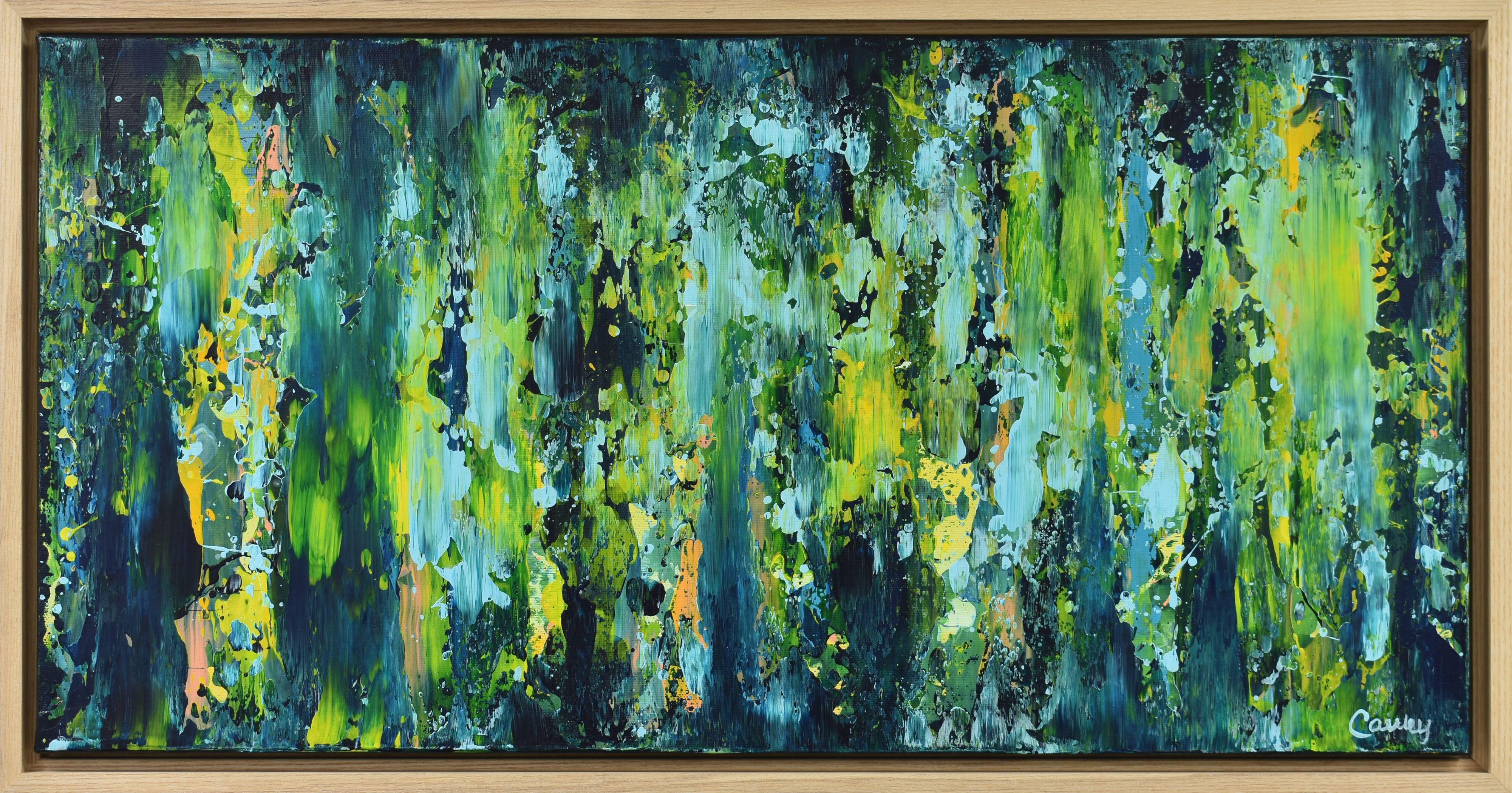 Acqua di mare, Pittura, Acrilico su tela - Painting di Lisa Carney