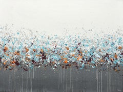 Sprinkled Landscape, Abstract Painting