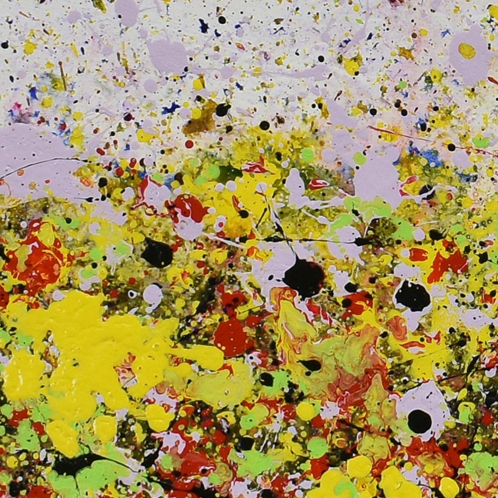 Yellow Field, Abstract Painting 1