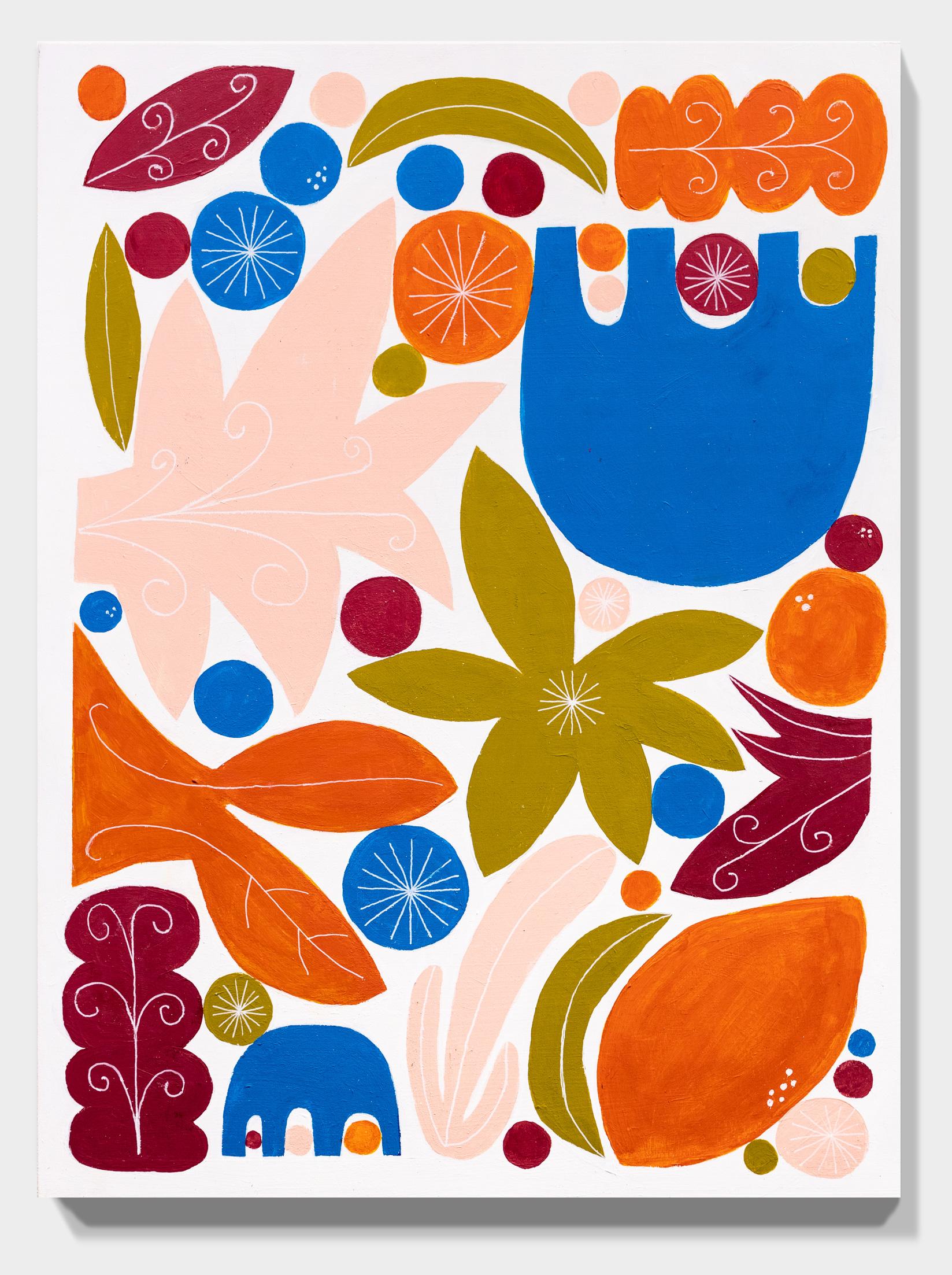 Autumn Flora, original painting by Lisa Congdon 3