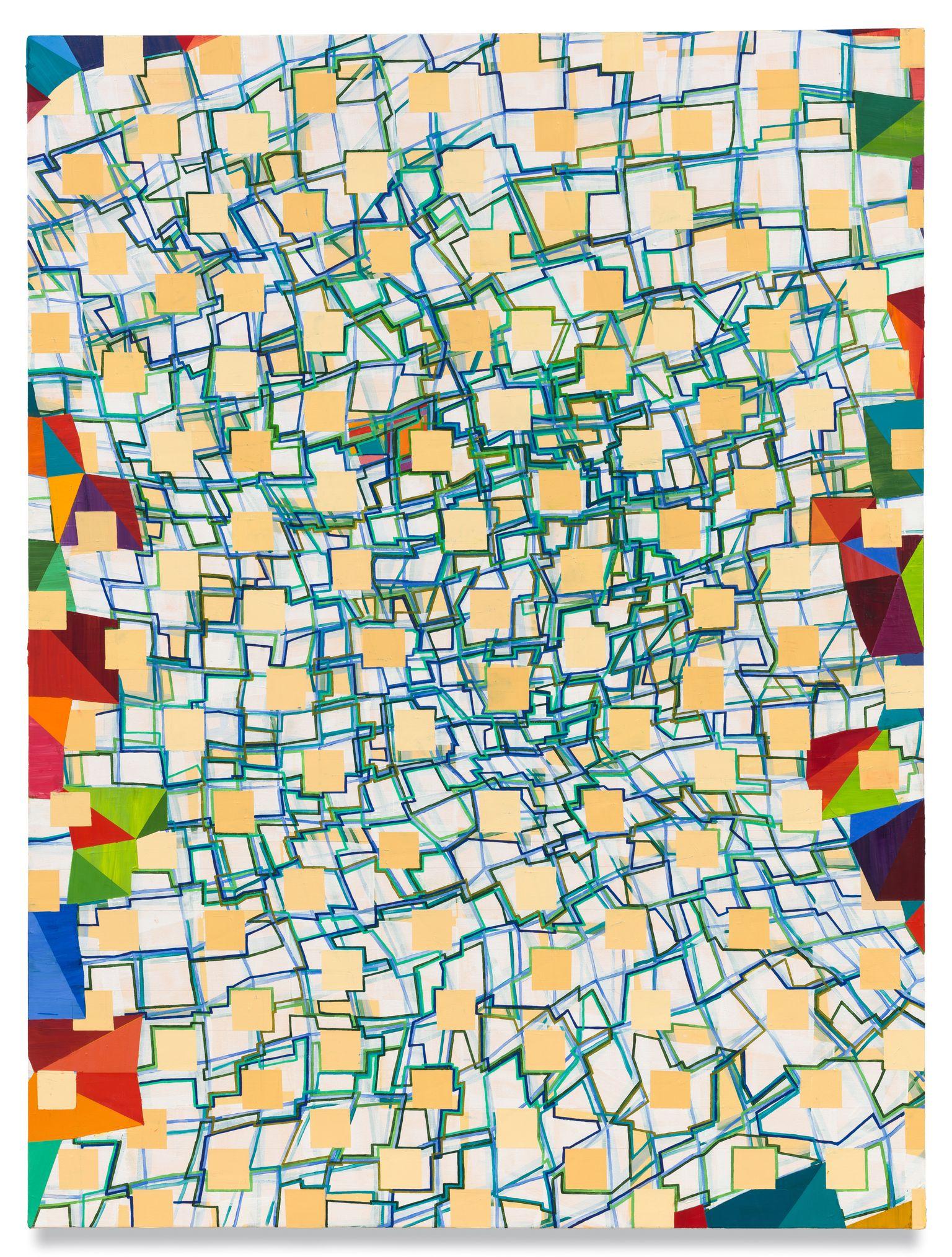 Lisa Corinne Davis Abstract Painting - Transitory Theorem